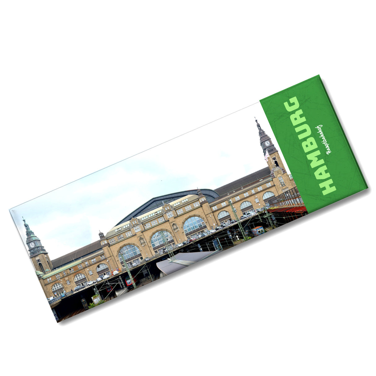 streetline Hamburg Hauptbahnhof Panorama Souvenir Magnet