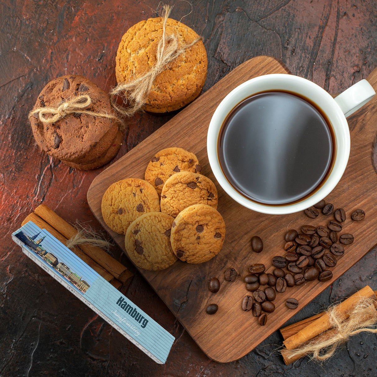 streetline Hamburg Jungfernstieg Meterstab aus Holz