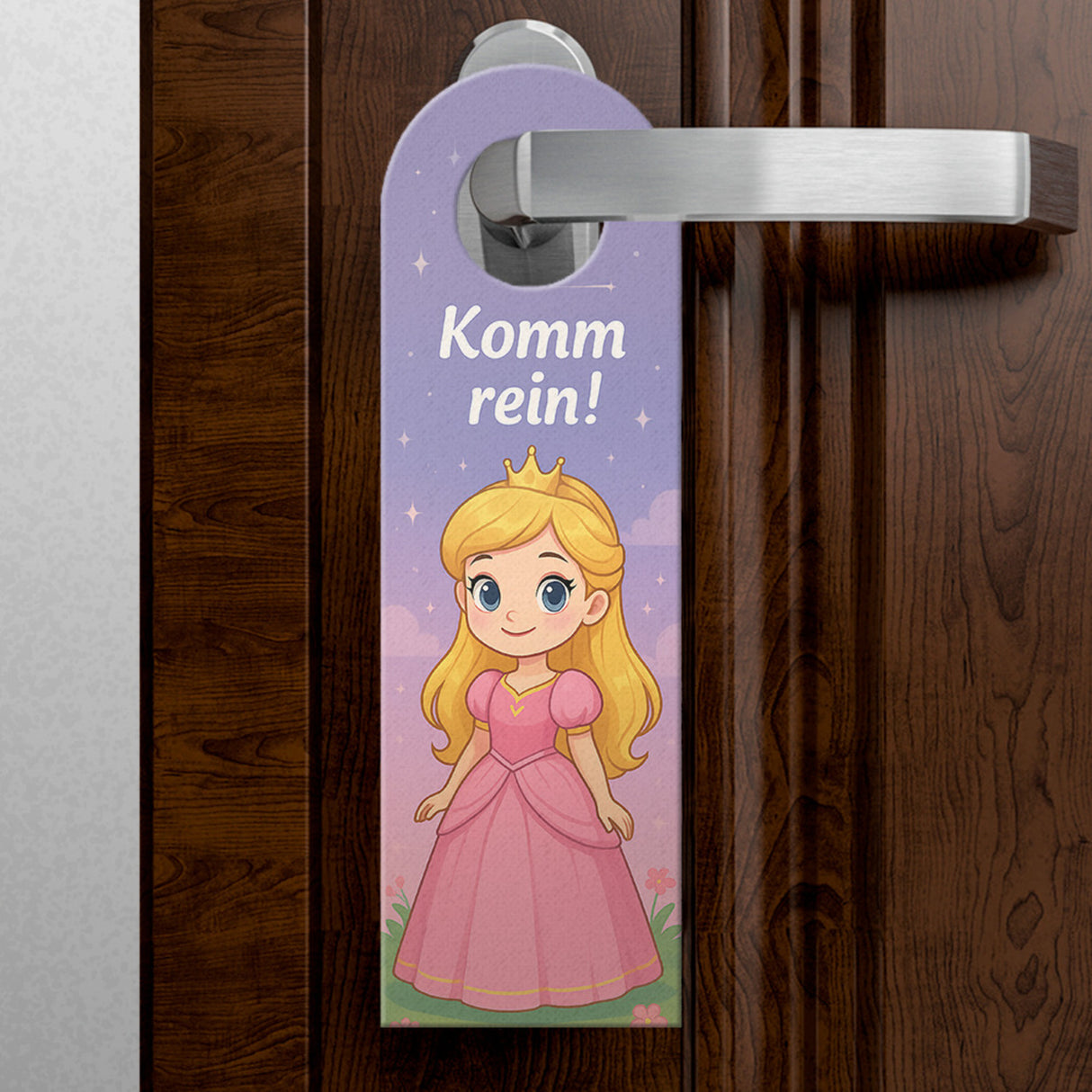 Prinzessin Schloss Bleib draußen! Komm rein! Türhänger