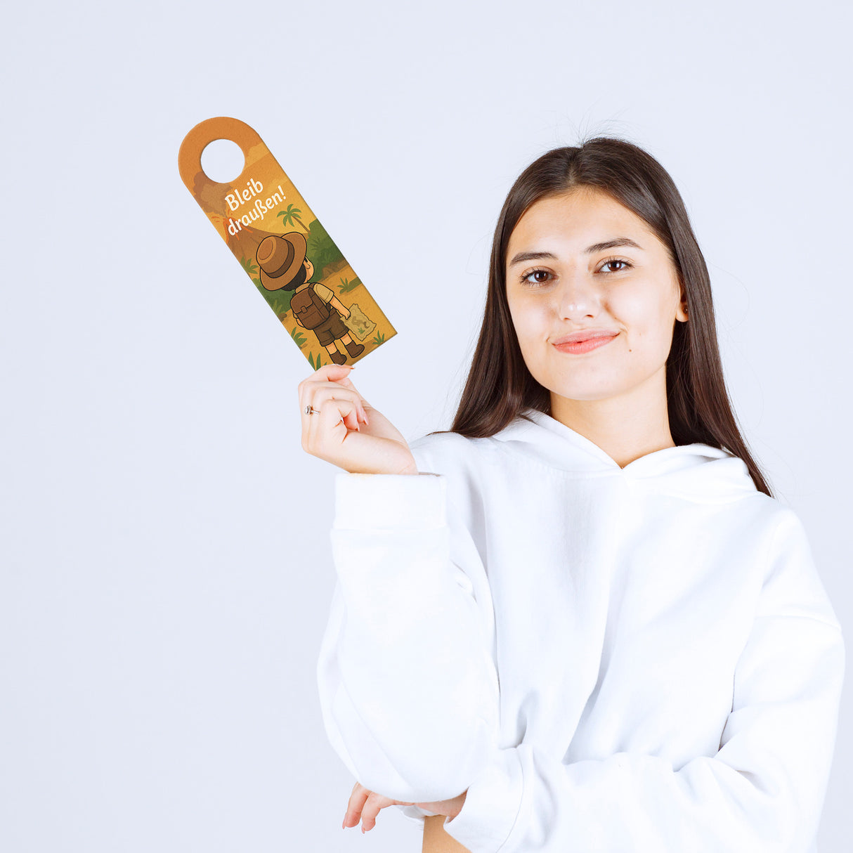 Abenteuer Entdecker Vulkan Dinosaurier Bleib draußen! Komm rein! Türhänger