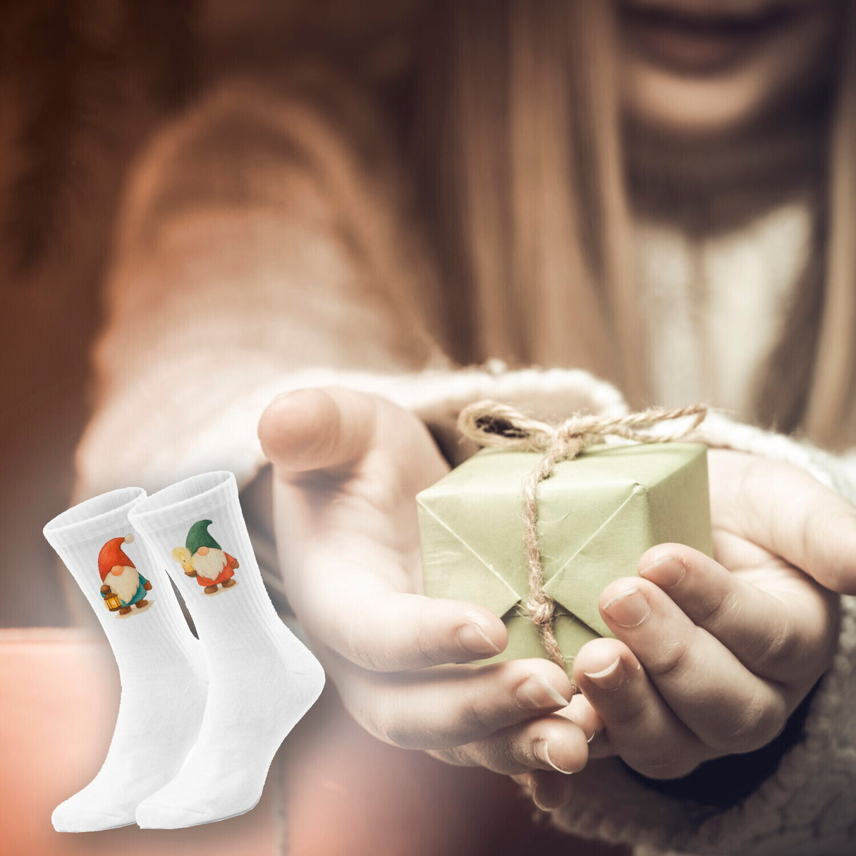 epicsocks Wichtel Harmony Socken in 37-41 im 6er Set in Geschenkdose im 6er Set in Geschenkbox