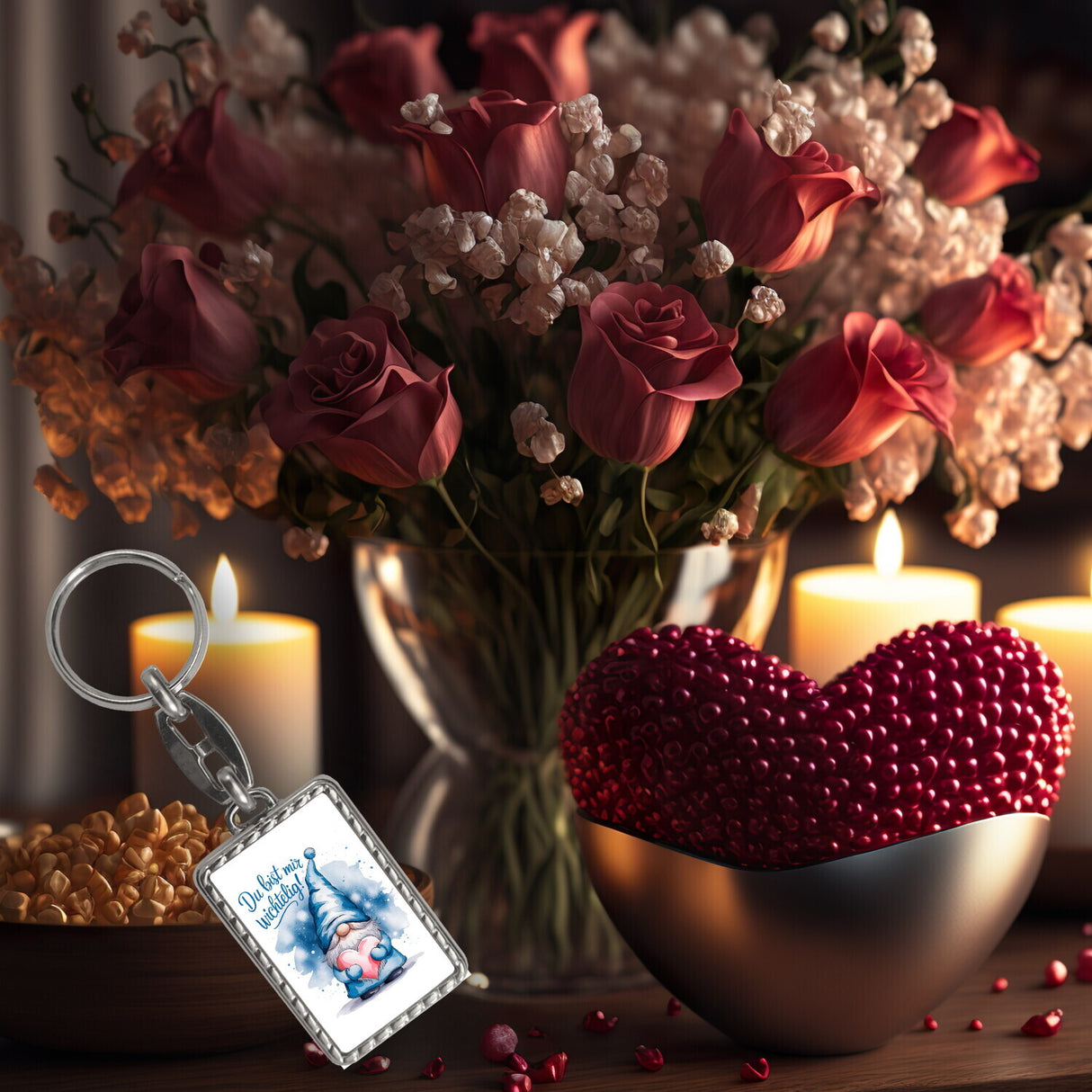 Du bist mir wichtelig! Wichtel Schlüsselanhänger