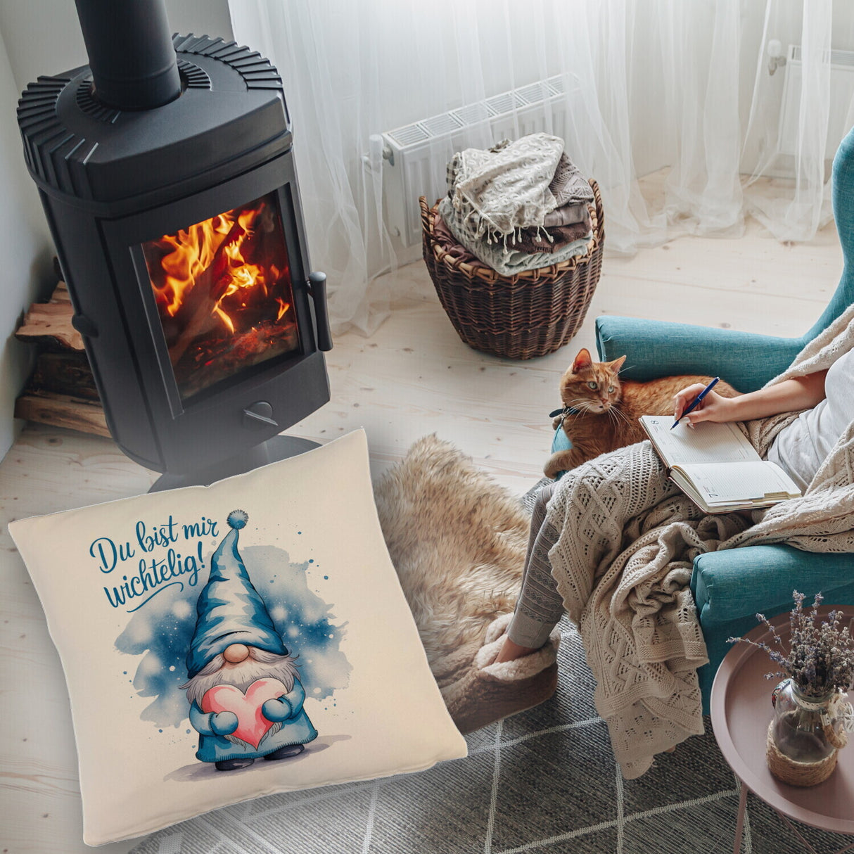 Du bist mir wichtelig! Wichtel Kissen
