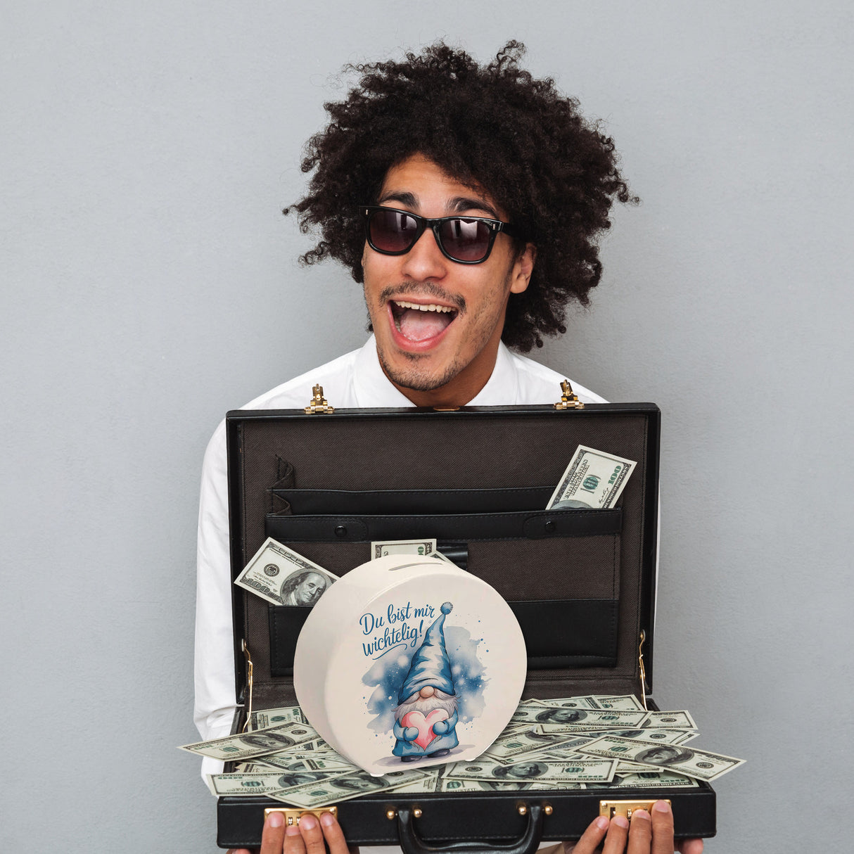 Du bist mir wichtelig! Wichtel Spardose