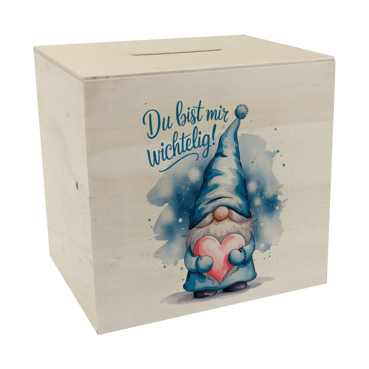 Du bist mir wichtelig! Wichtel Spardose