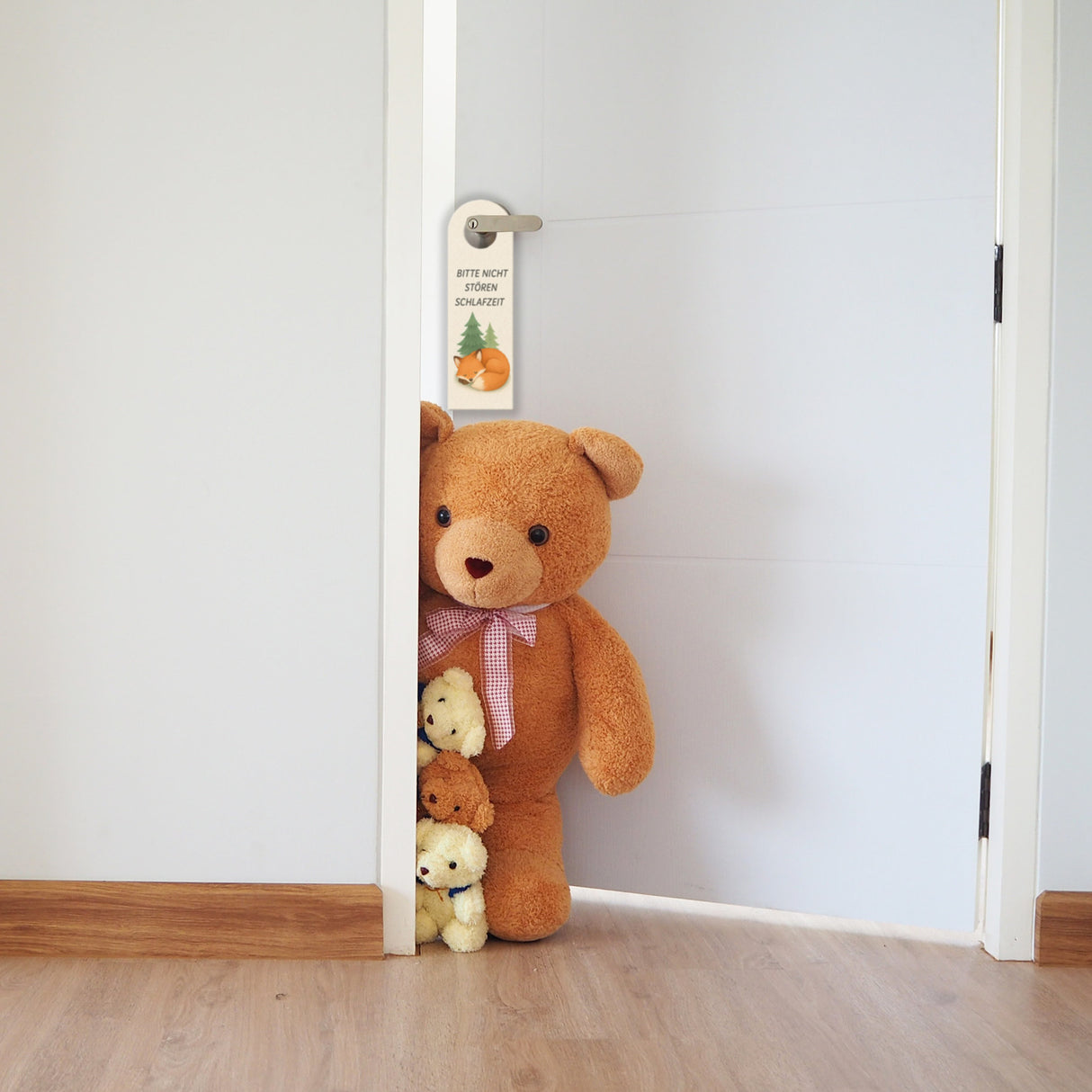 Fuchs Spielzeit bitte nicht stören Schlafzeit Türhänger fürs Kinderzimmer