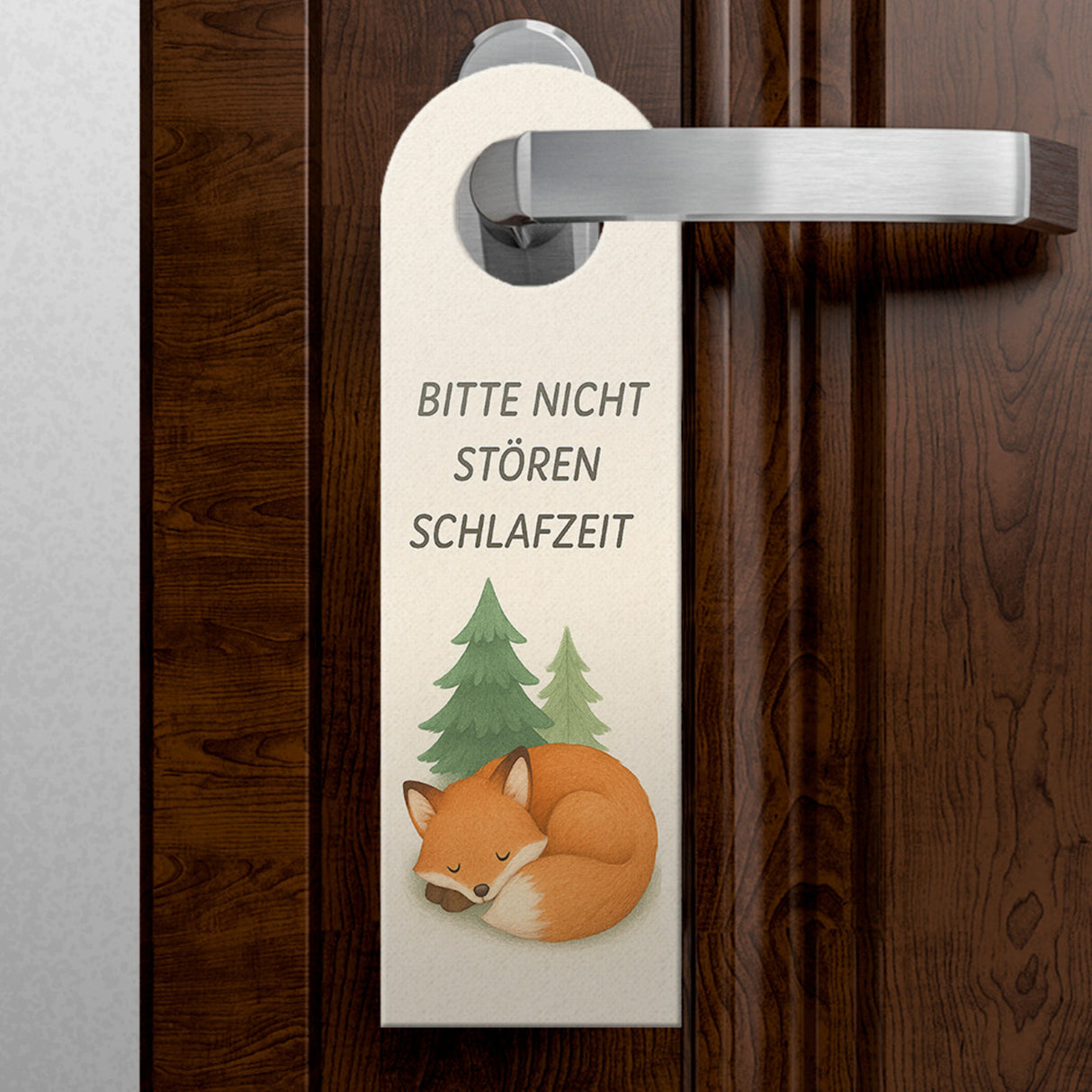 Fuchs Spielzeit bitte nicht stören Schlafzeit Türhänger fürs Kinderzimmer