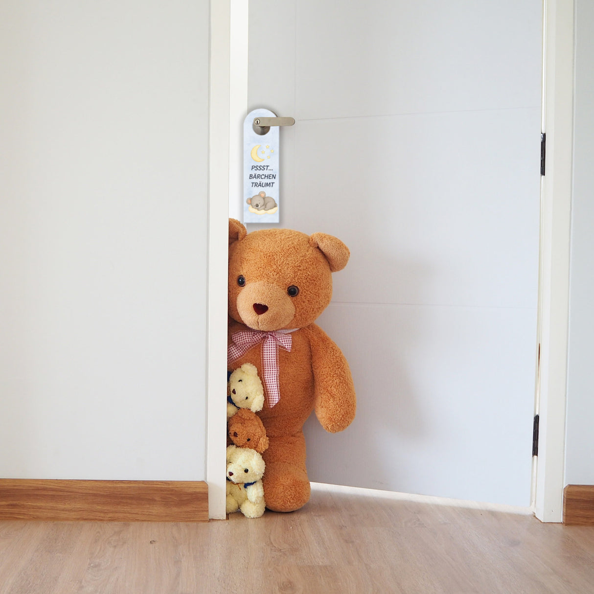 Koala Ich bin wach Bärchen träumt Türhänger fürs Kinderzimmer