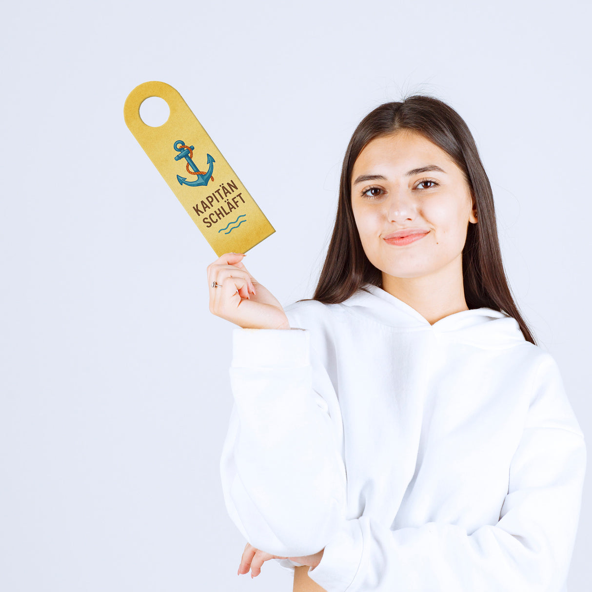 Nautisches Ankerdesign Kapitän schläft Kajüte frei Türhänger