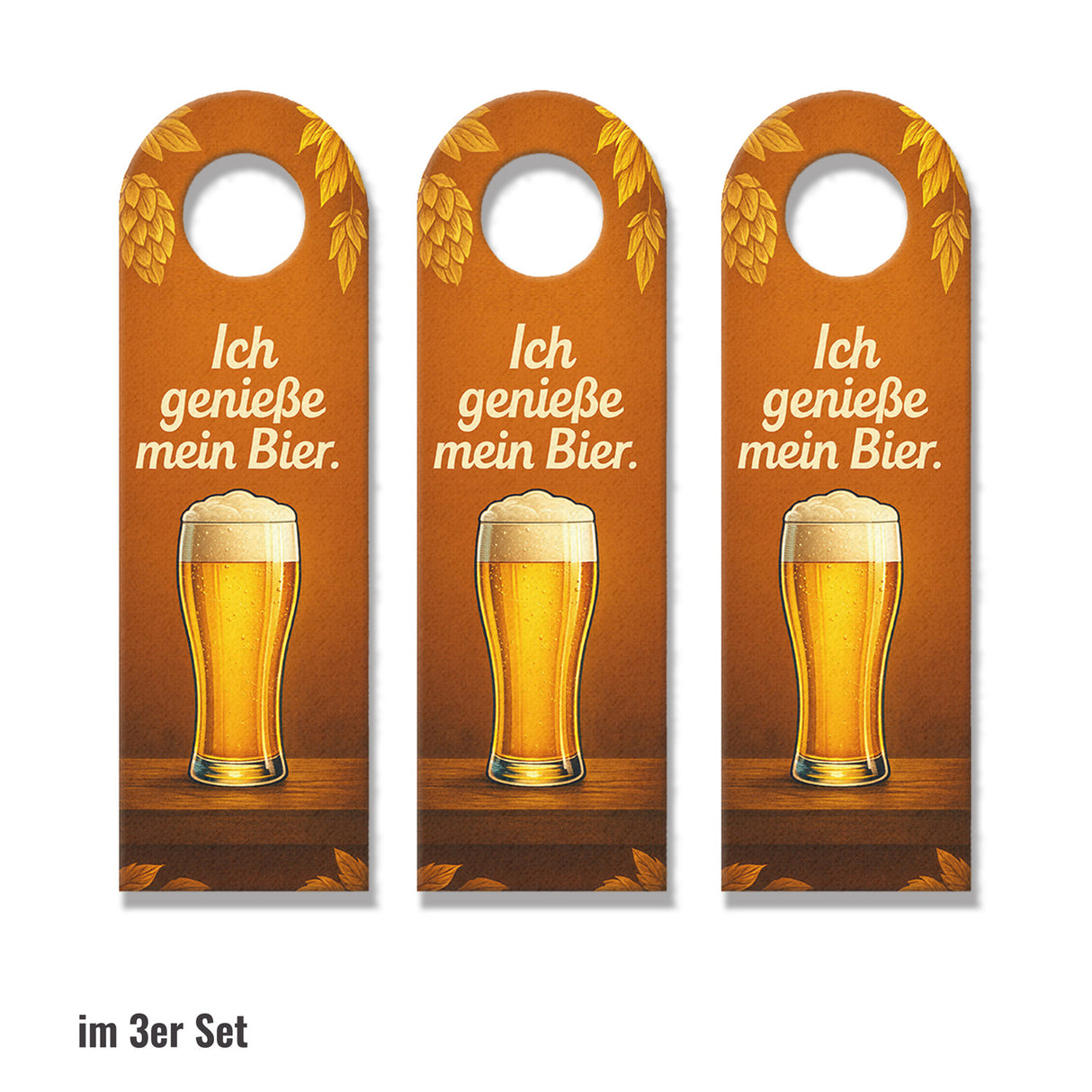 Ich genieße Bier Eine Runde geht noch Türhänger