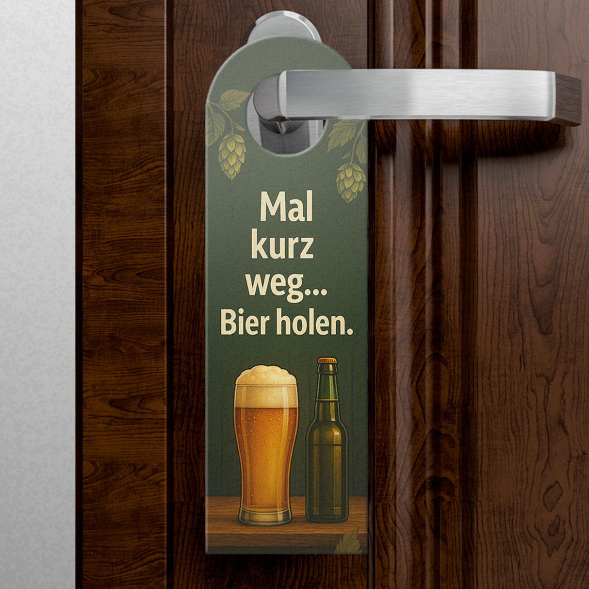 Nicht stören ich bin in einer hopfigen Besprechung Türhänger für Bierfans