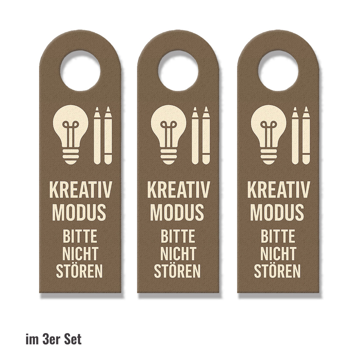 Glühbirne Kreativ-Modus Normalbetrieb Türhänger für Büro