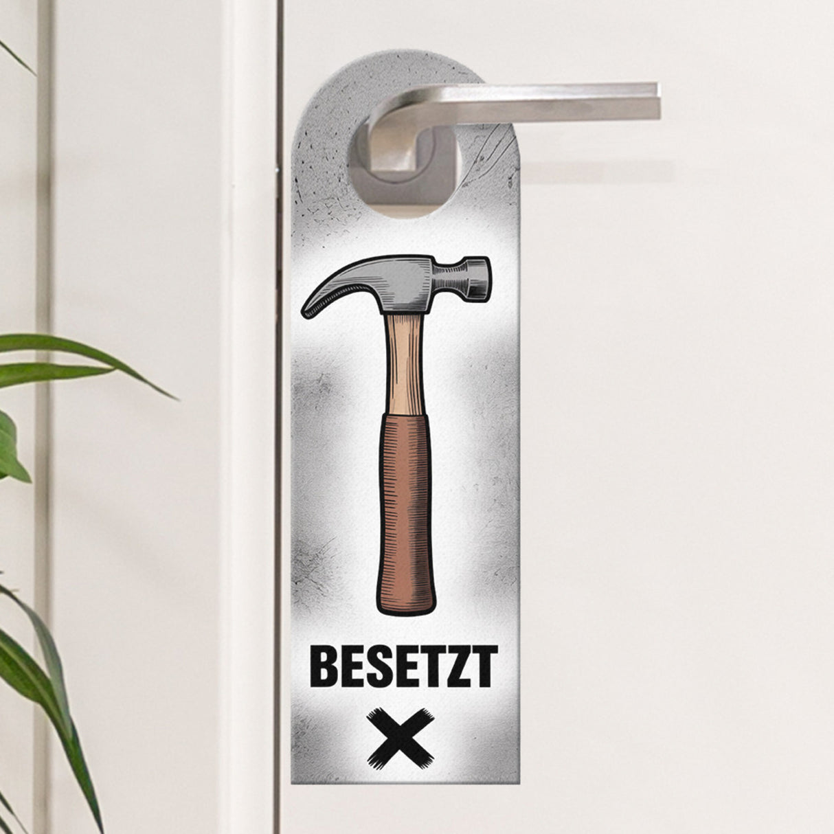 Besetzt Frei Hammer Schraubenschlüssel Türhänger für Werkstatt