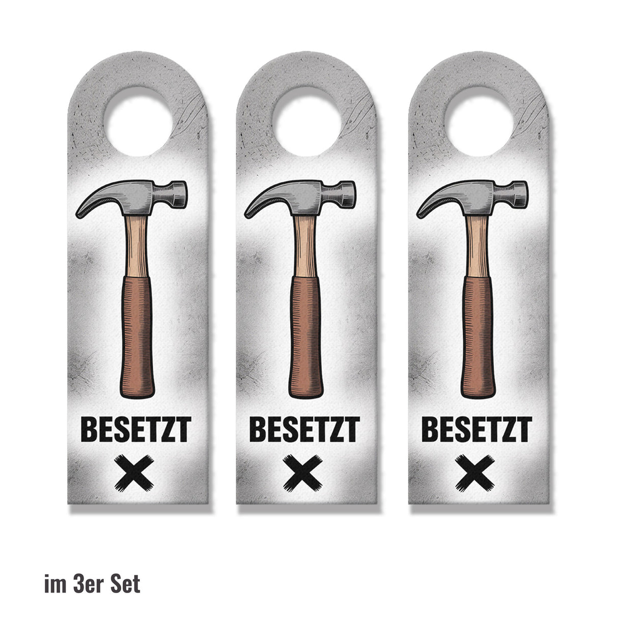 Besetzt Frei Hammer Schraubenschlüssel Türhänger für Werkstatt