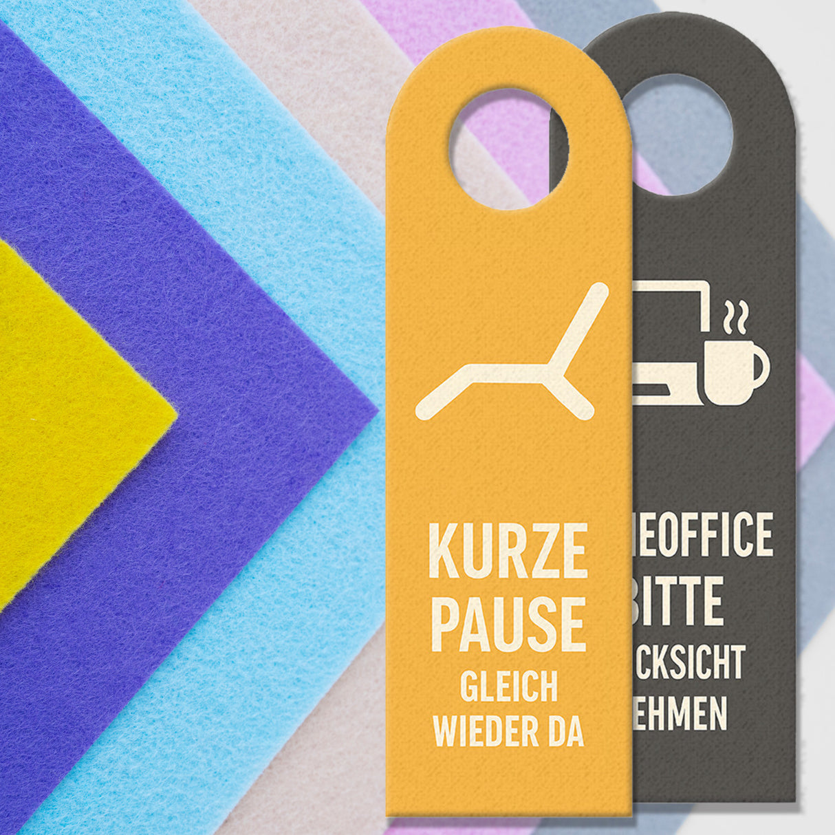 Homeoffice Bitte rücksicht nehmen Türhänger fürs Büro