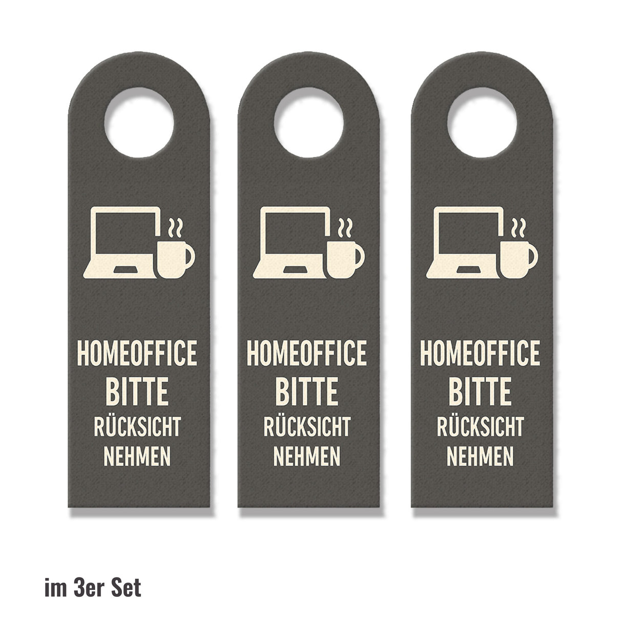 Homeoffice Bitte rücksicht nehmen Türhänger fürs Büro