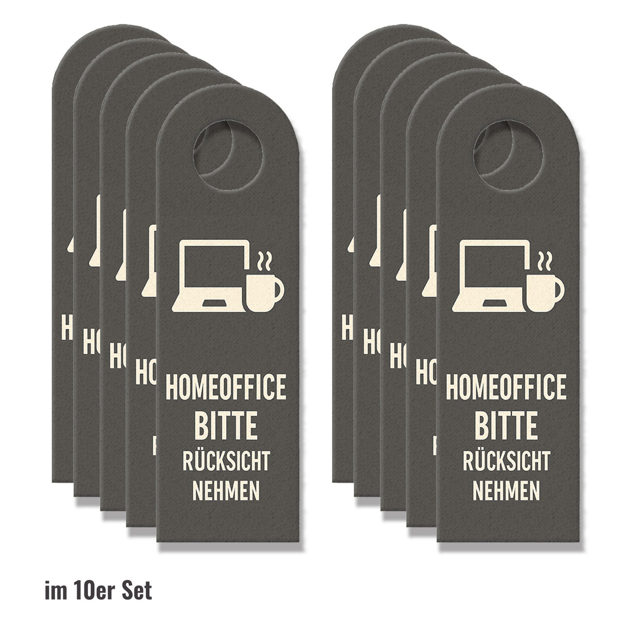 Homeoffice Bitte rücksicht nehmen Türhänger fürs Büro