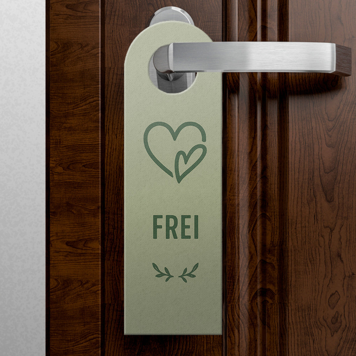 Frei Besetzt Herz Türhänger Vintage Herzdesign