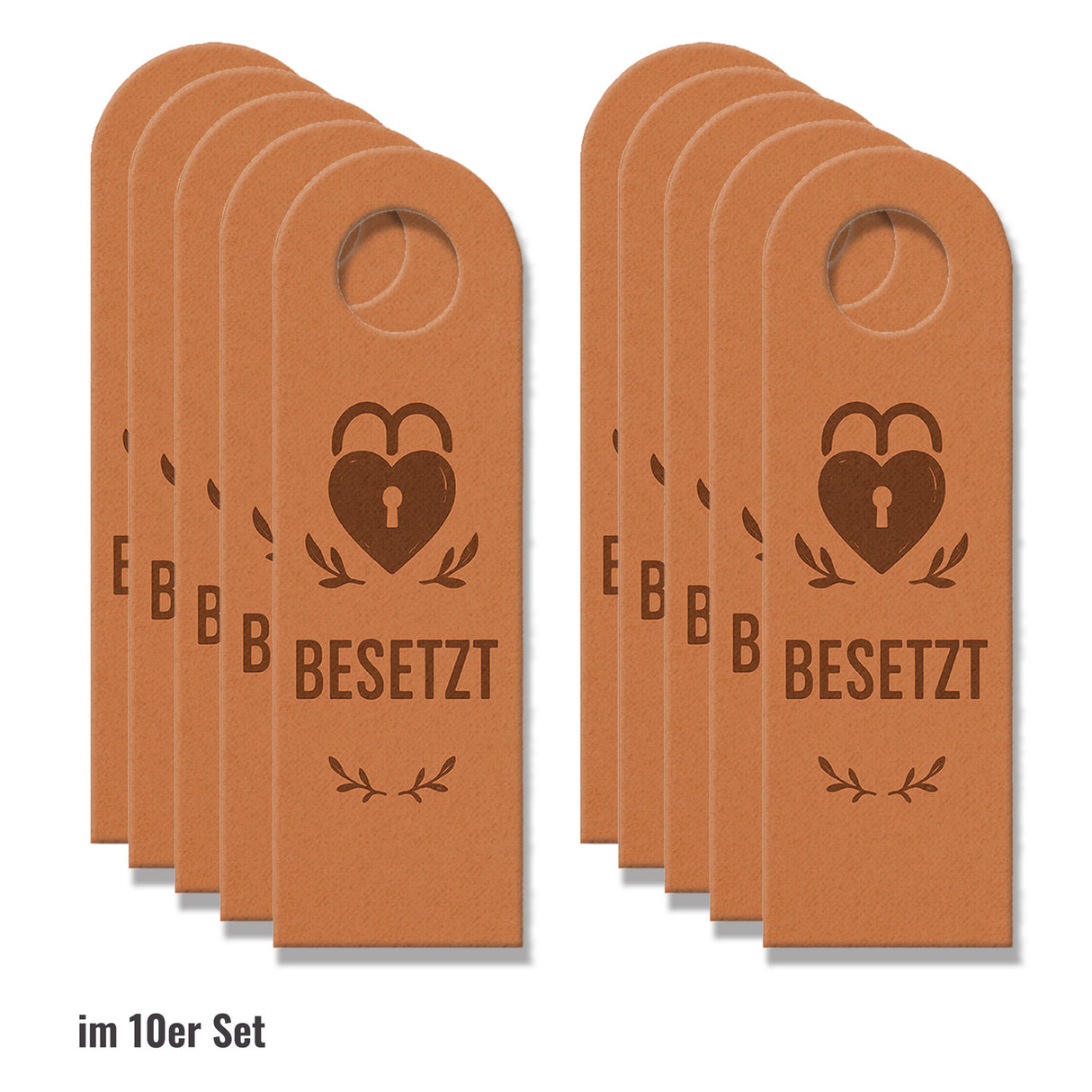 Frei Besetzt Herz Türhänger Vintage Herzdesign