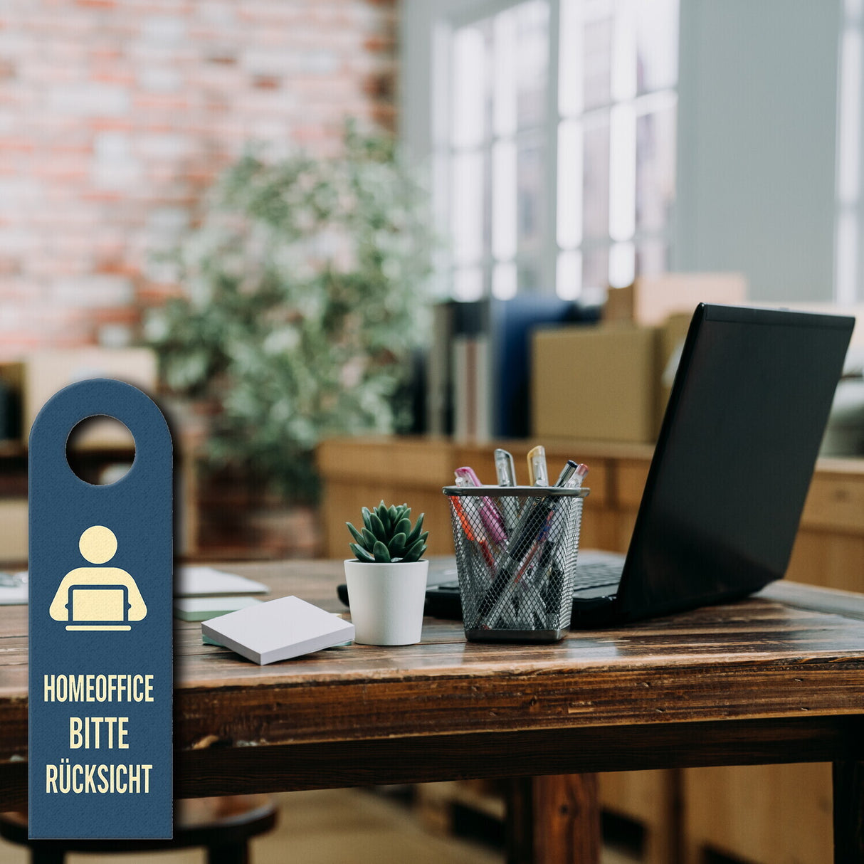 Homeoffice Kinder Willkommen Türhänger für Eltern