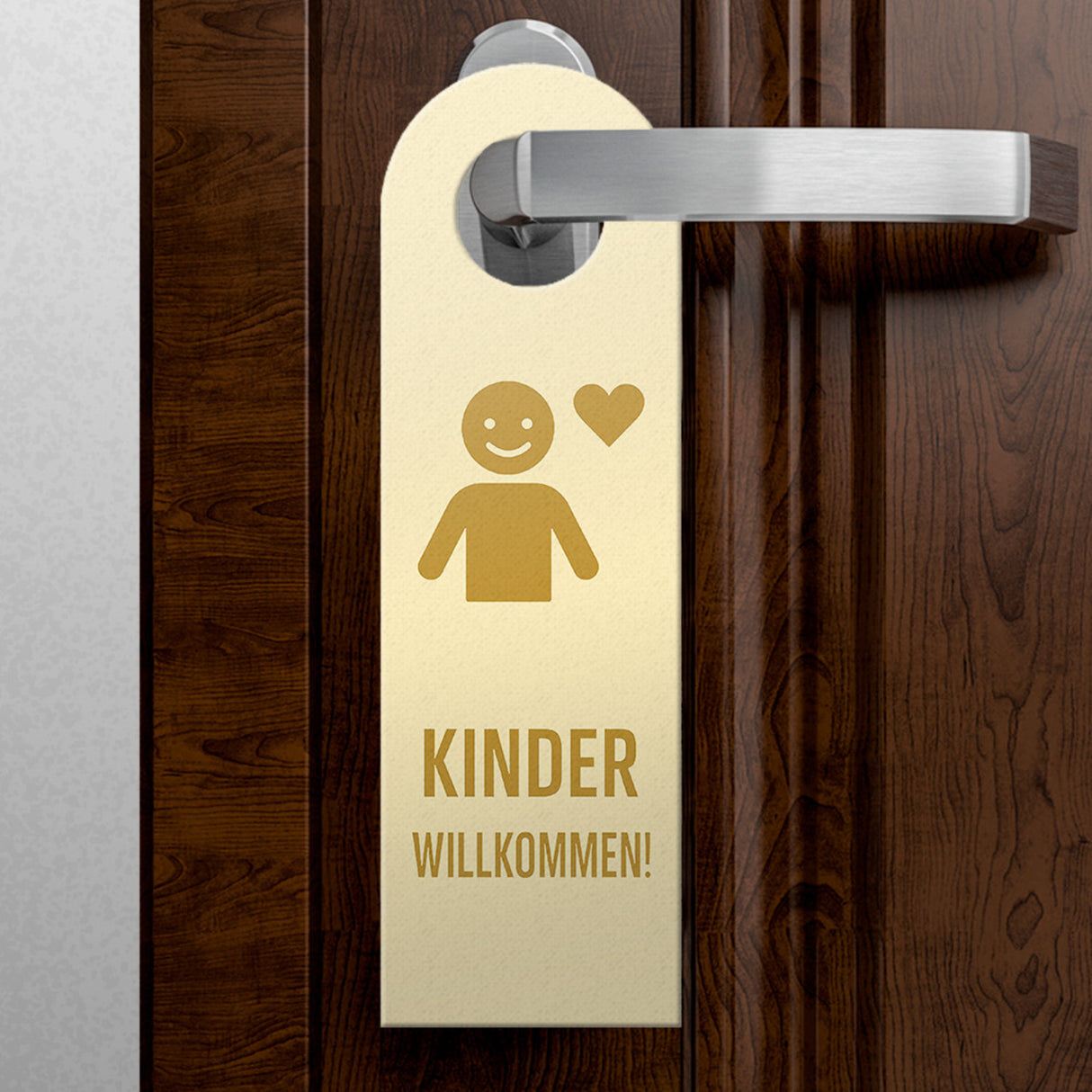 Homeoffice Kinder Willkommen Türhänger für Eltern