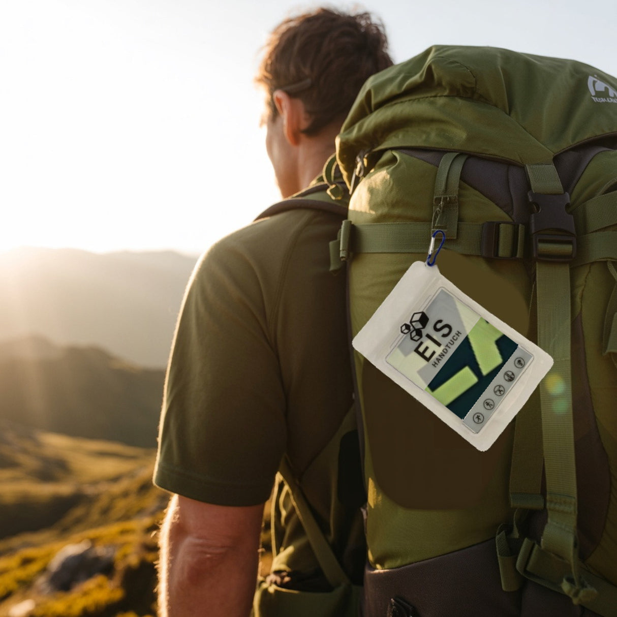 Fitness Eishandtuch mit Speedbike - Ride. Sweat. Repeat.