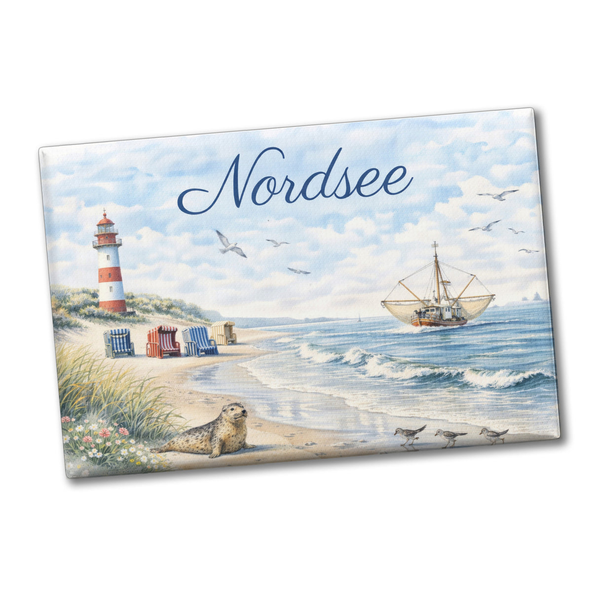 Nordsee Leuchtturm Souvenir Souvenir Magnet für Küstenliebhaber