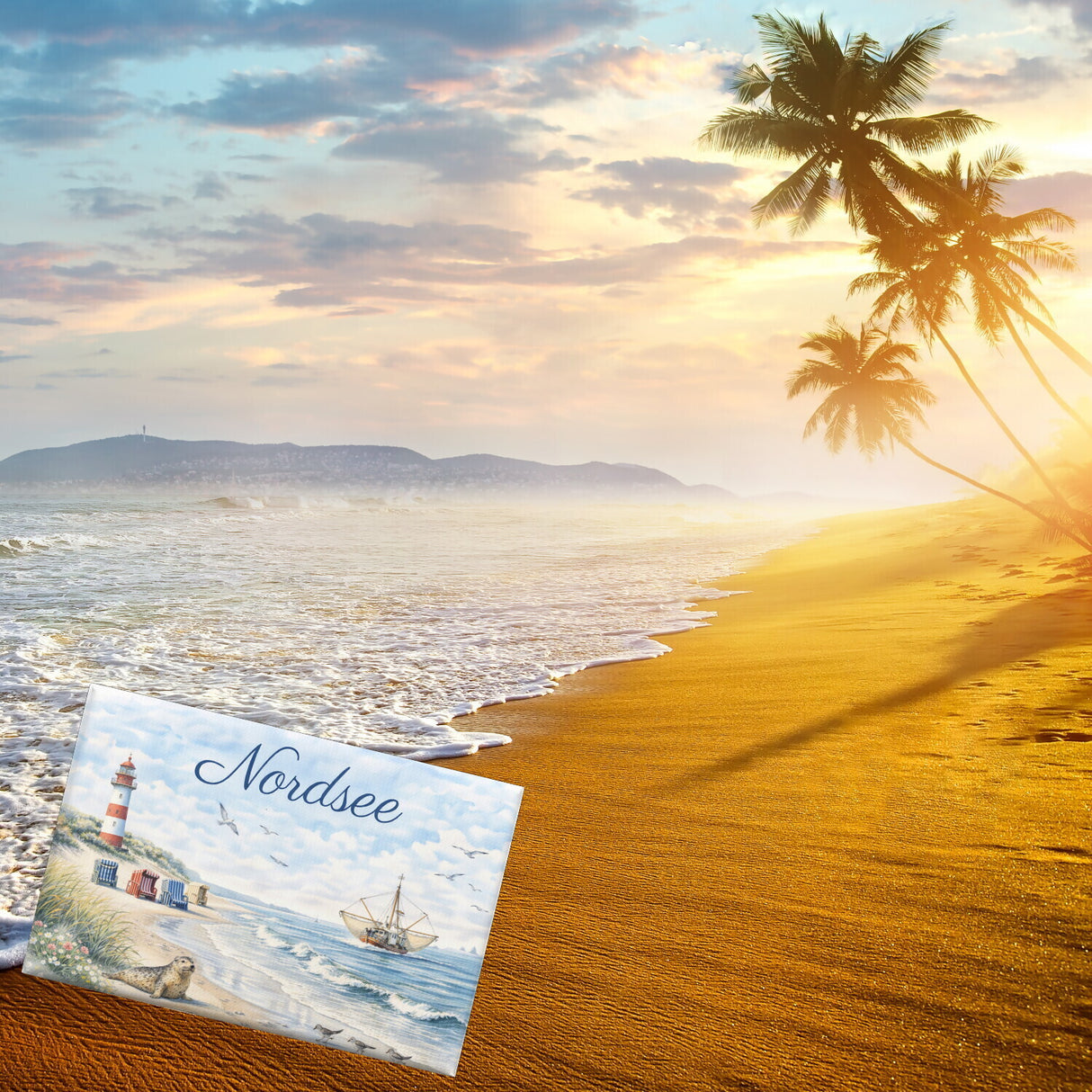 Nordsee Leuchtturm Souvenir Souvenir Magnet für Küstenliebhaber