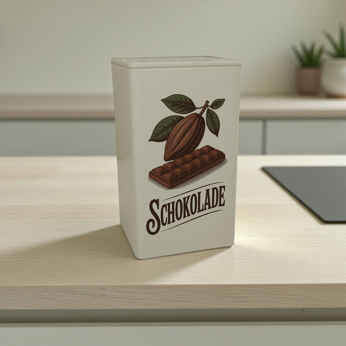 Kakaoschote Schokoladentafel Vintage Dose 900ml