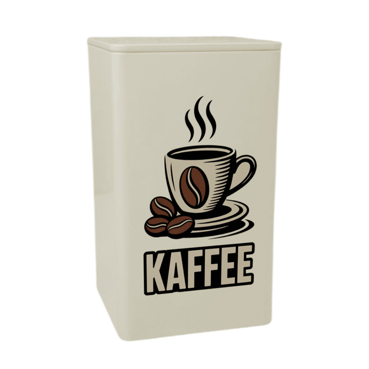 Retro Kaffee Design Dose 900ml für Kaffeeliebhaber