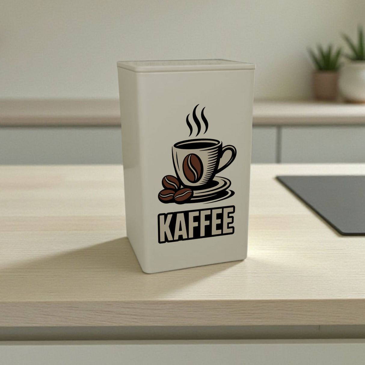 Retro Kaffee Design Dose 900ml für Kaffeeliebhaber