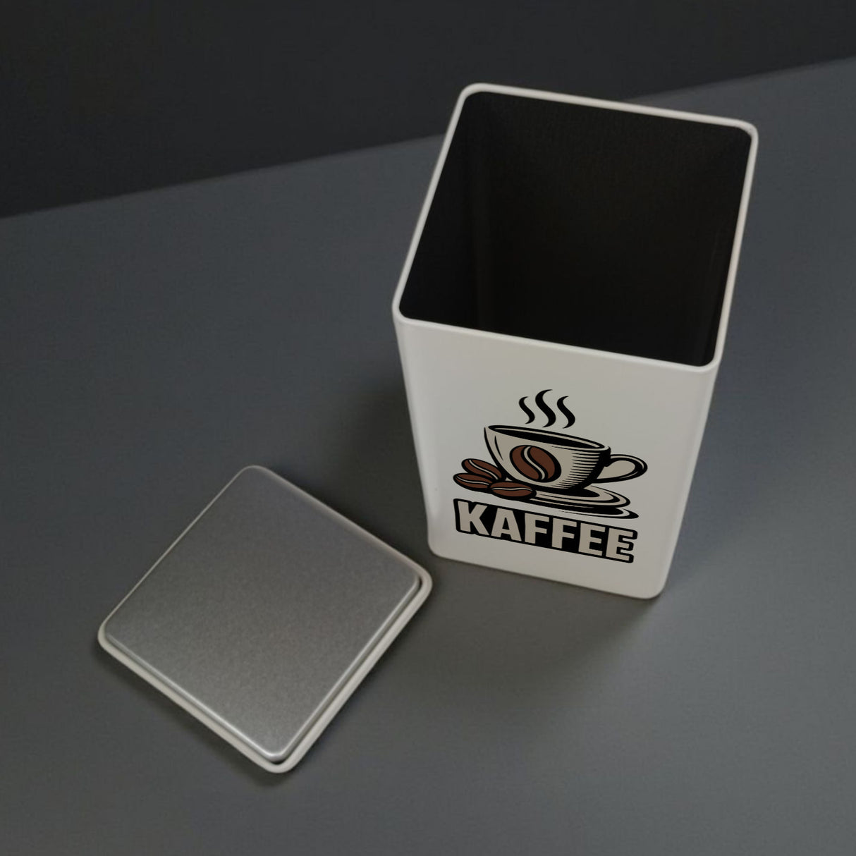 Retro Kaffee Design Dose 900ml für Kaffeeliebhaber