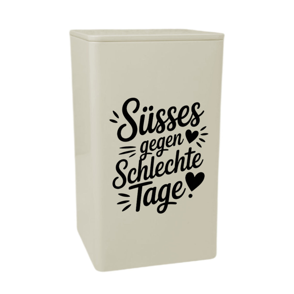 Süsses gegen Schlechte Tage Dose 900ml mit Herz