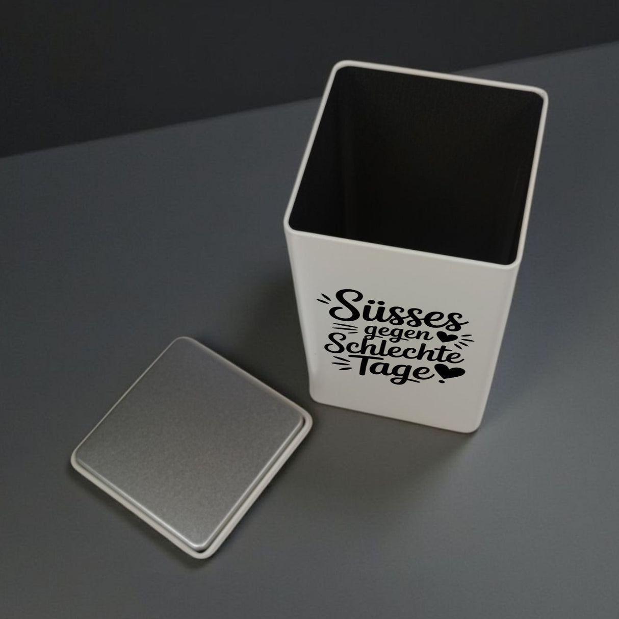 Süsses gegen Schlechte Tage Dose 900ml mit Herz