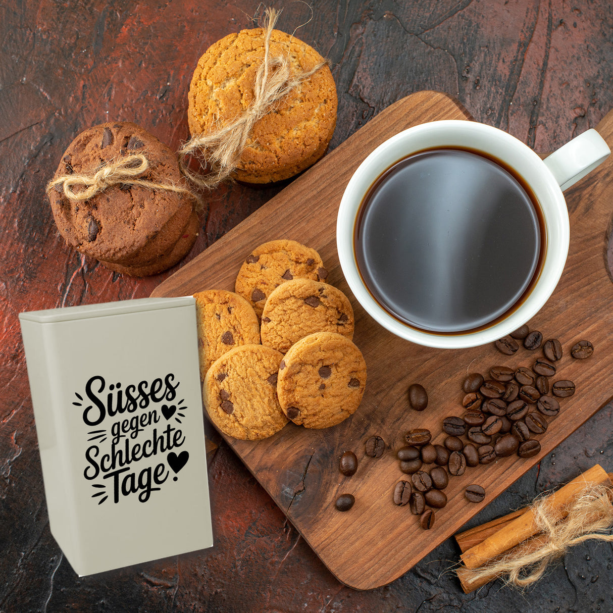 Süsses gegen Schlechte Tage Dose 900ml mit Herz