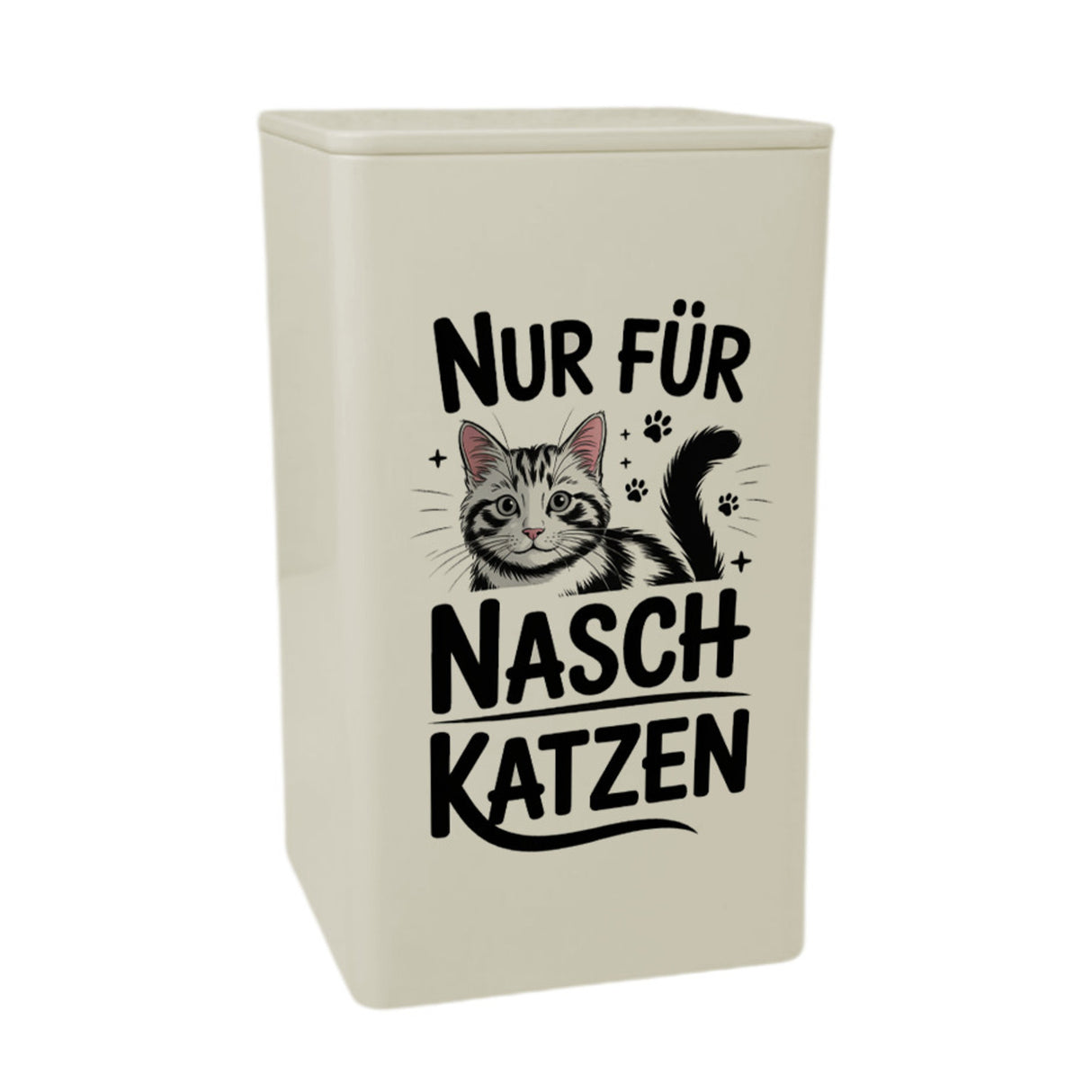 Getigerte Katze Dose 900ml nur für Naschkatzen Dose 900ml