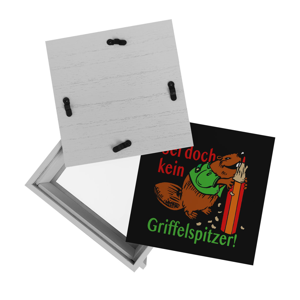 Biber Spardose mit Spruch: Sei doch kein Griffelspitzer!