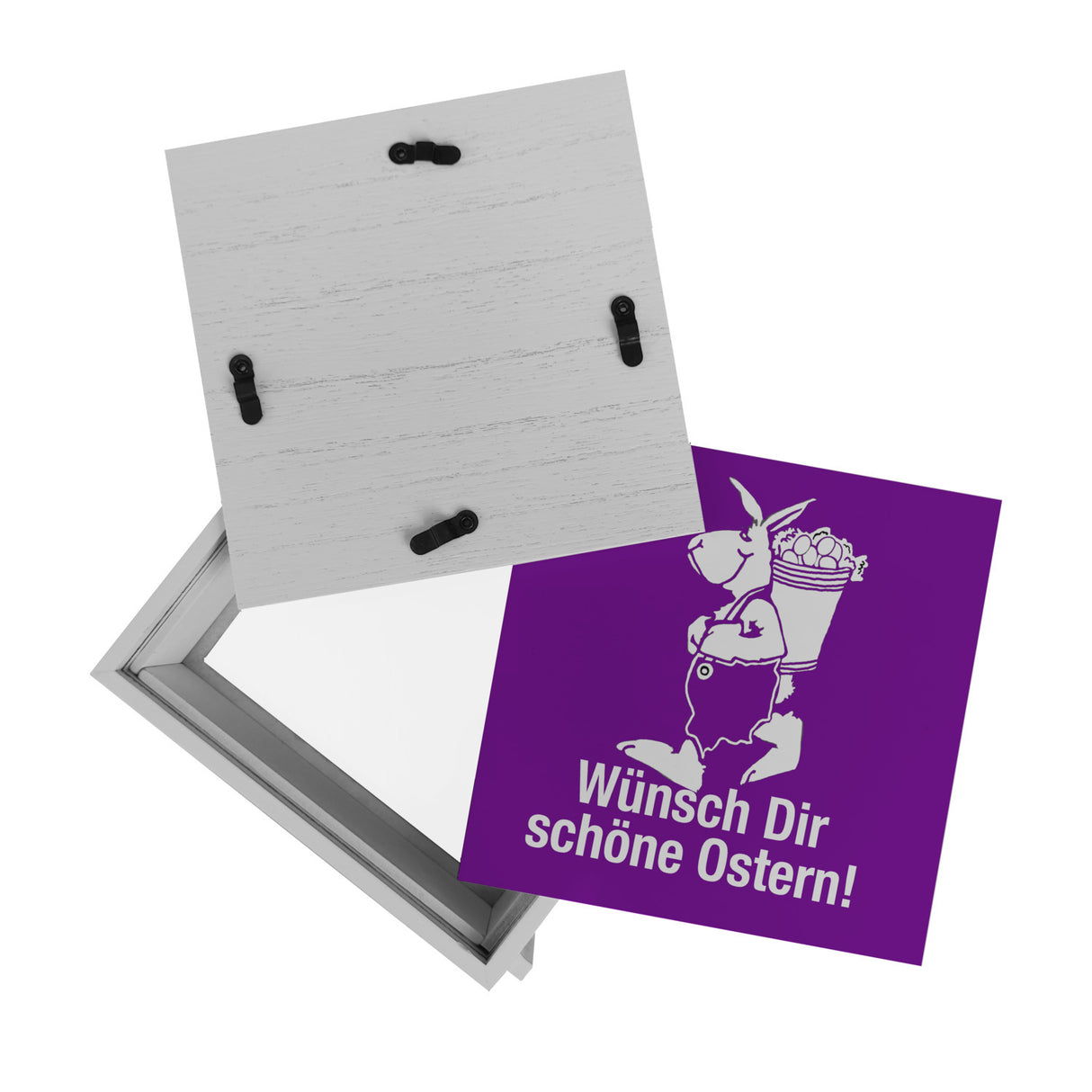 Osterhase Spardose mit Spruch: Wünsch dir schöne Ostern!