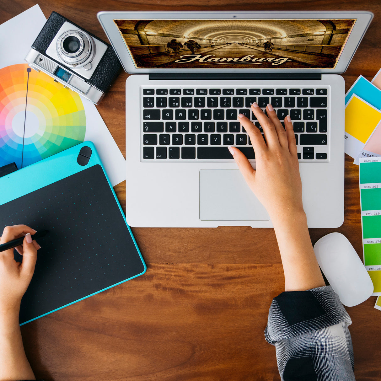 Alter Elbtunnel Hamburg Souvenir Souvenir Magnet