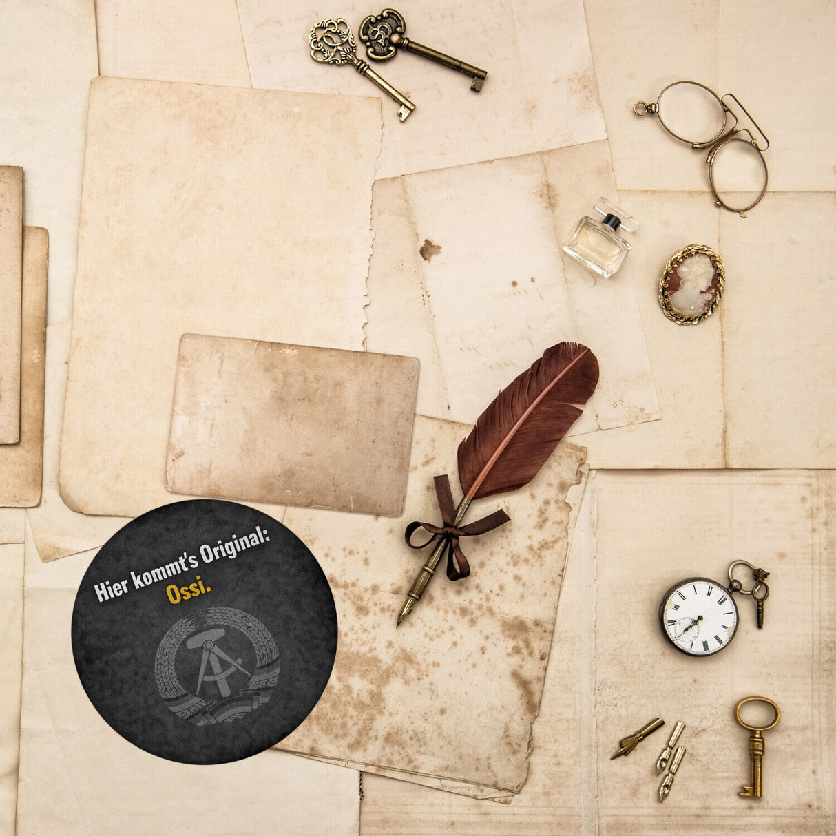 DDR-Stolz Magnet - Hier kommts Original