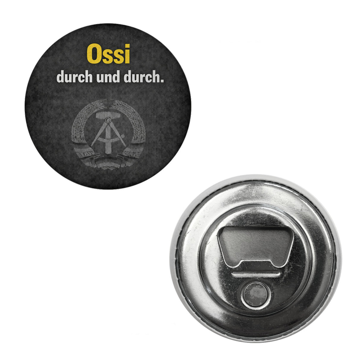 DDR-Stolz Magnet - Ossi durch und durch