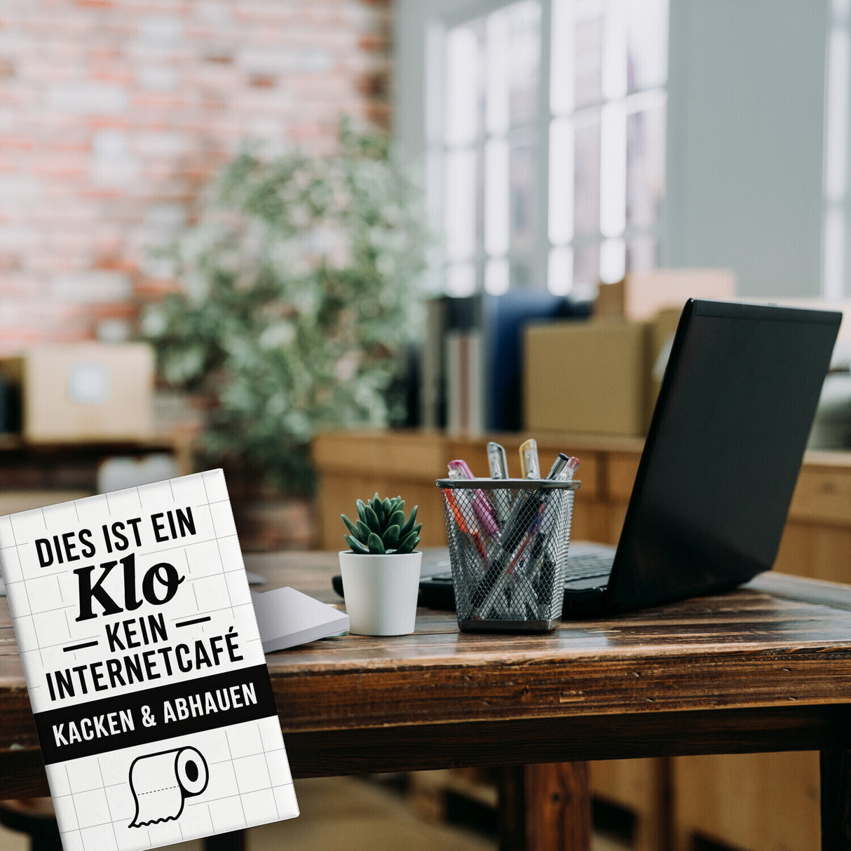 Klo, kein Internetcafe Souvenir Souvenir Magnet