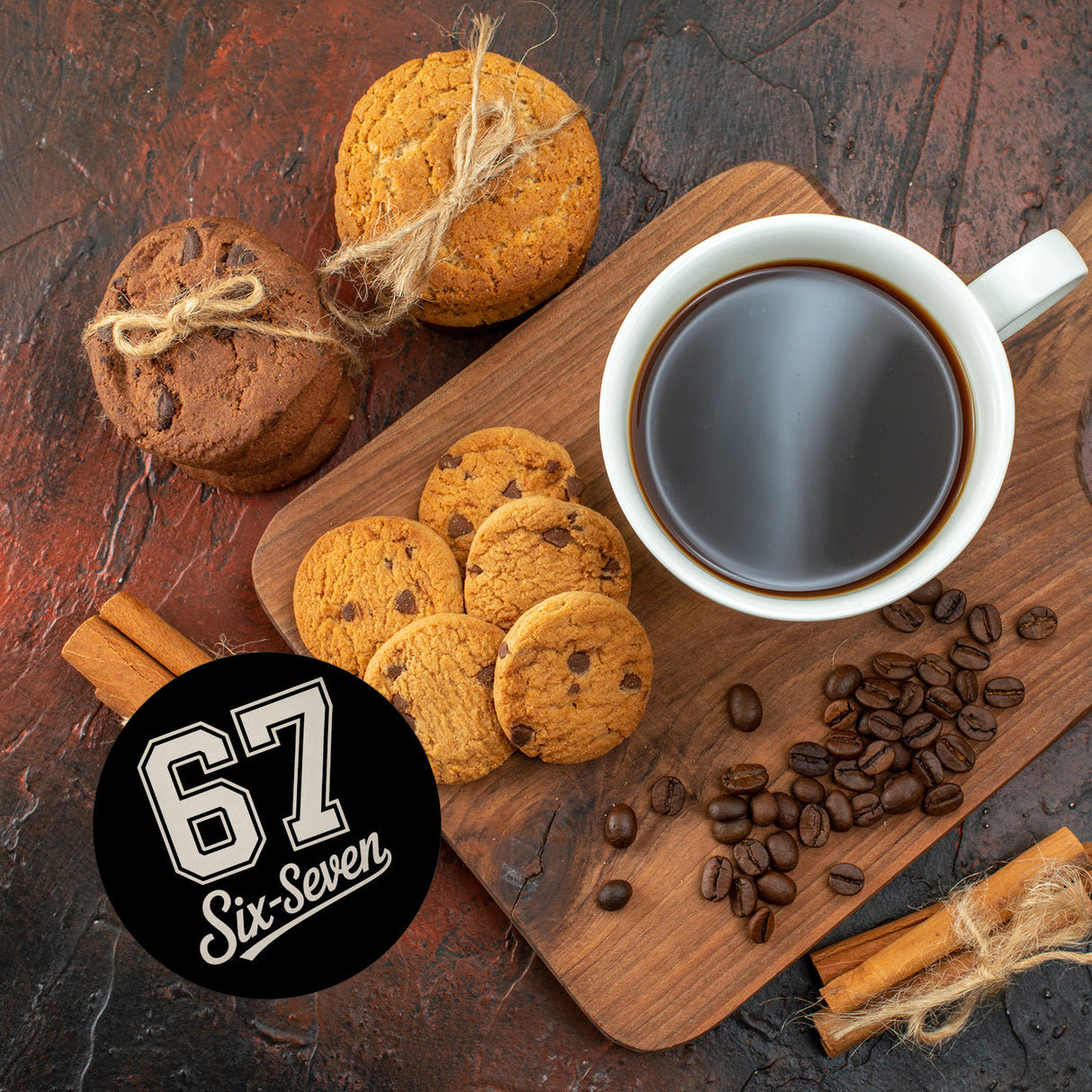 67 six-seven Meme Magnet für Social Media und Internetfans