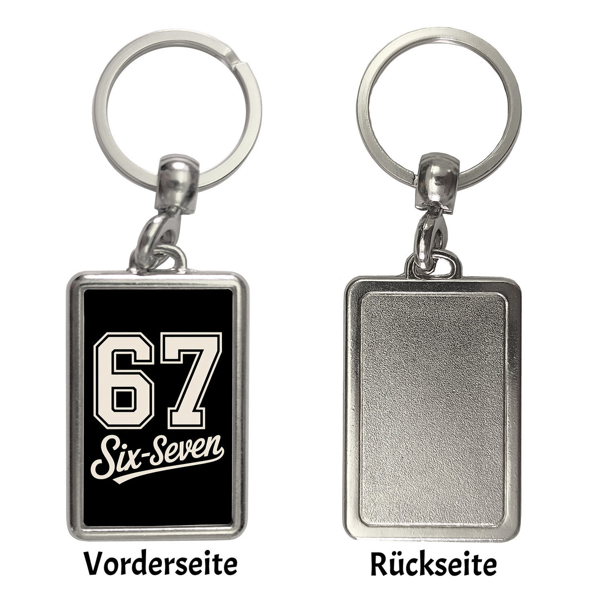 67 six-seven Meme Schlüsselanhänger für Social Media und Internetfans