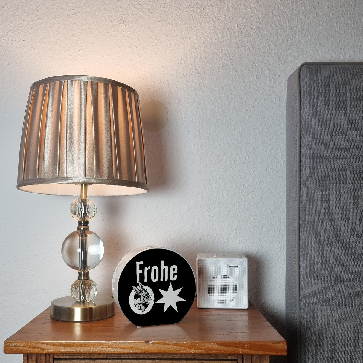 Osterhase Spardose mit Spruch: Frohe Ostern