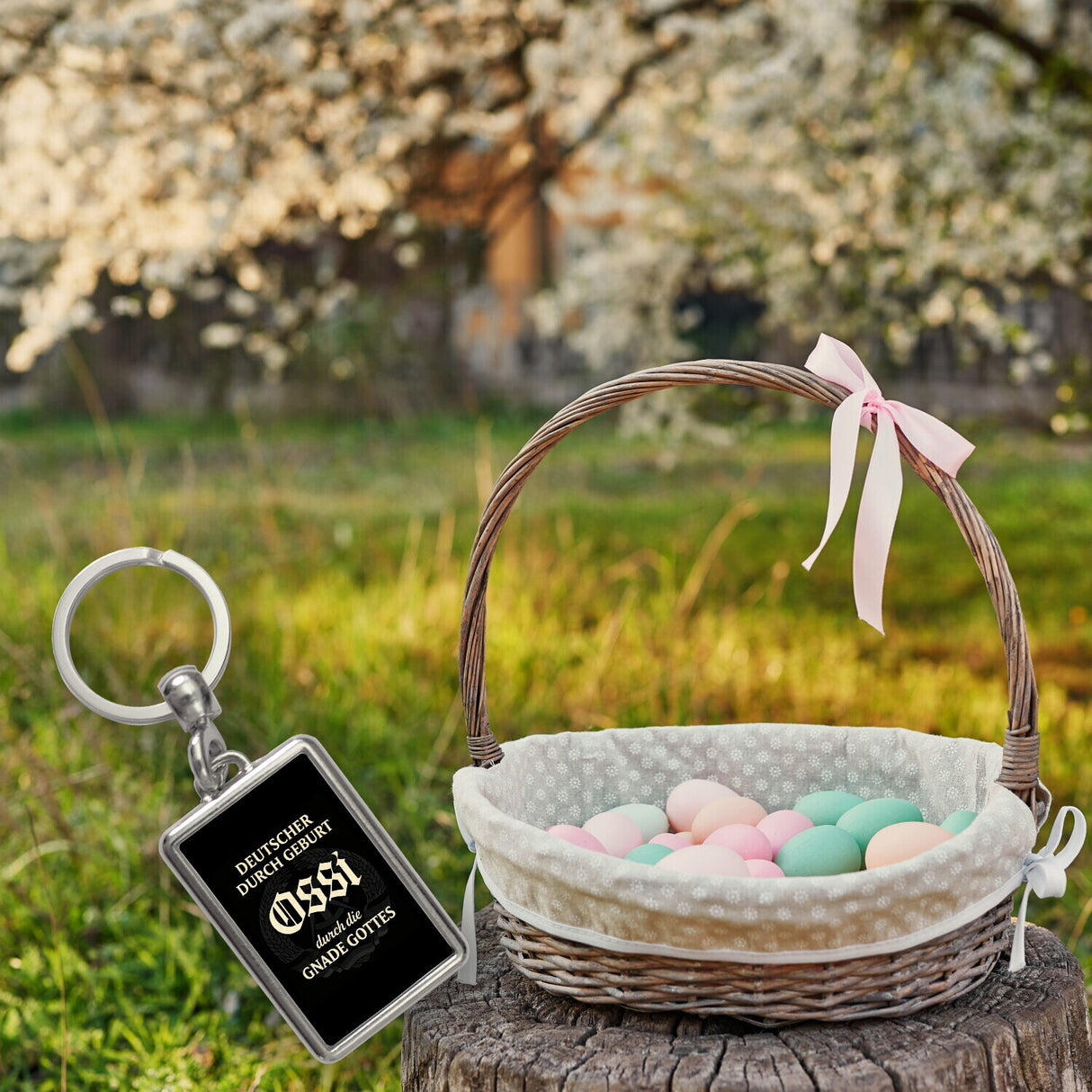 Ossi durch die Gnade Gottes Schlüsselanhänger