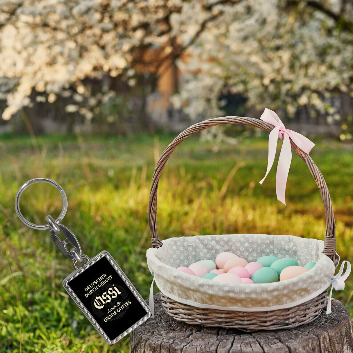 Ossi durch die Gnade Gottes Schlüsselanhänger