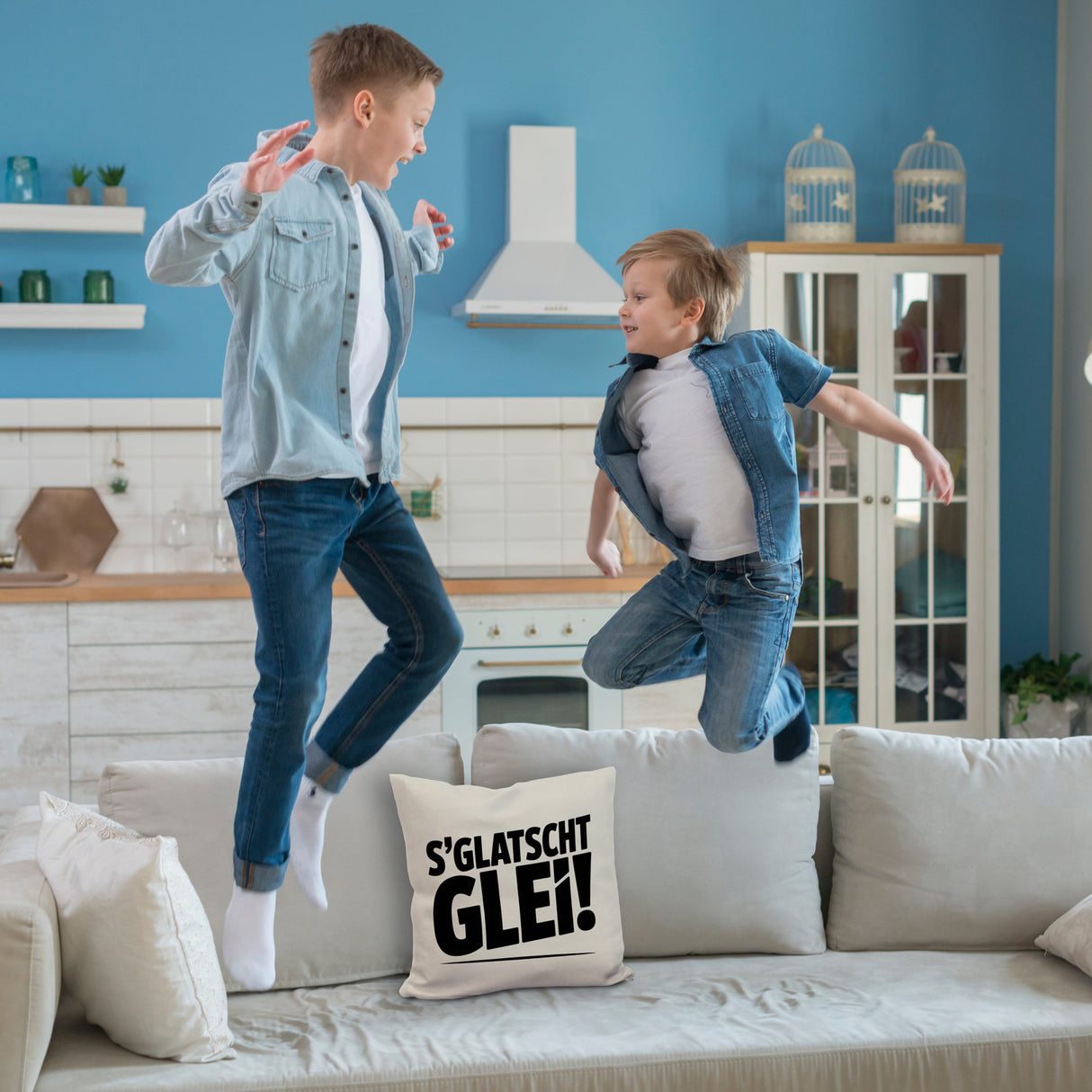 S Glatscht glei! Kissen für Ossis