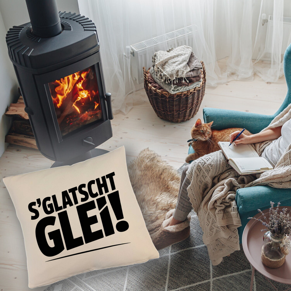 S Glatscht glei! Kissen für Ossis