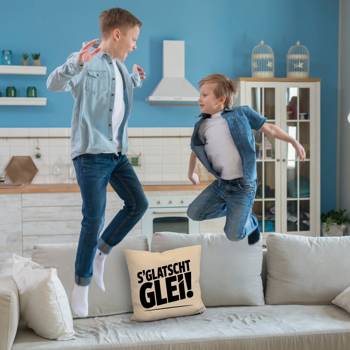 S Glatscht glei! Kissen für Ossis